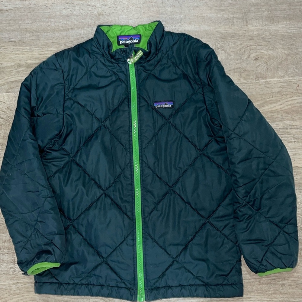 Boys Diamond Quilted Patagonia Jacket